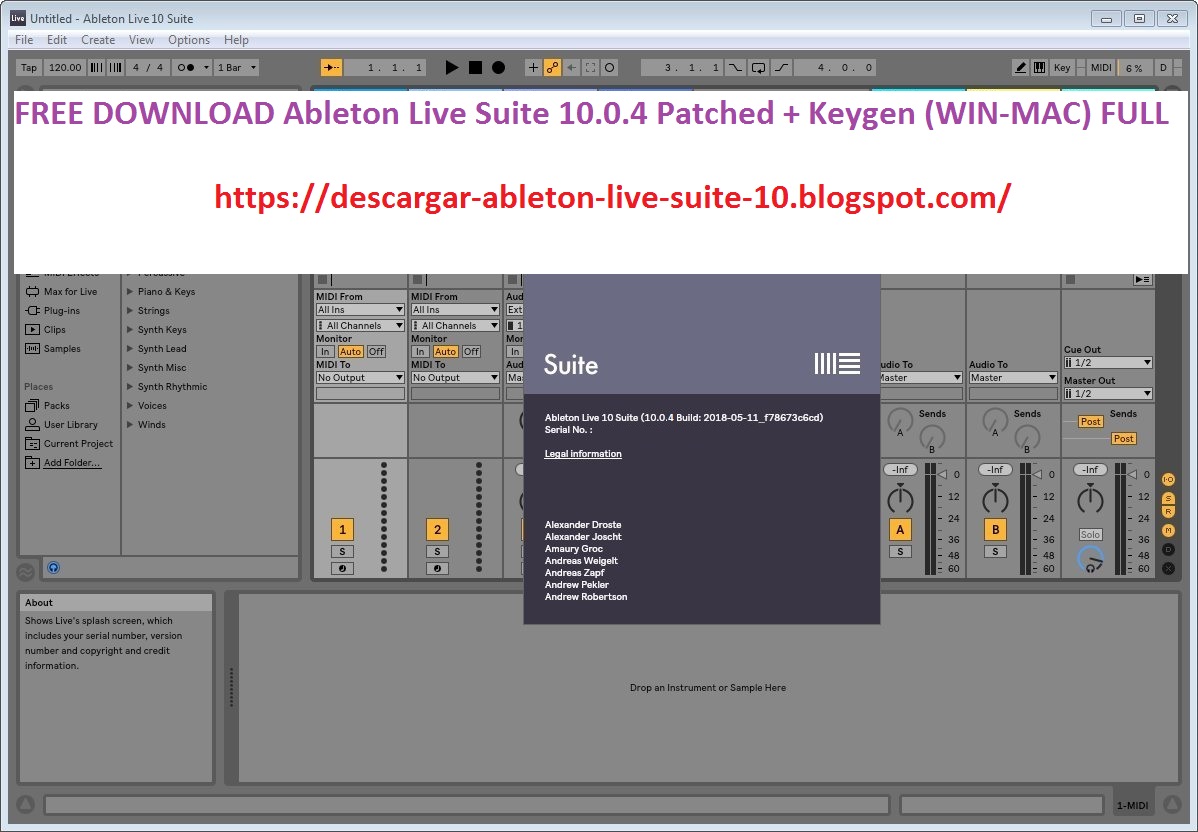 how to authorize ableton live 9 crack mac